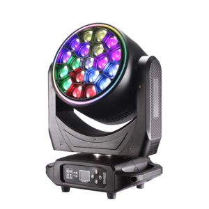 19x40W bee eye moving head with LED ring