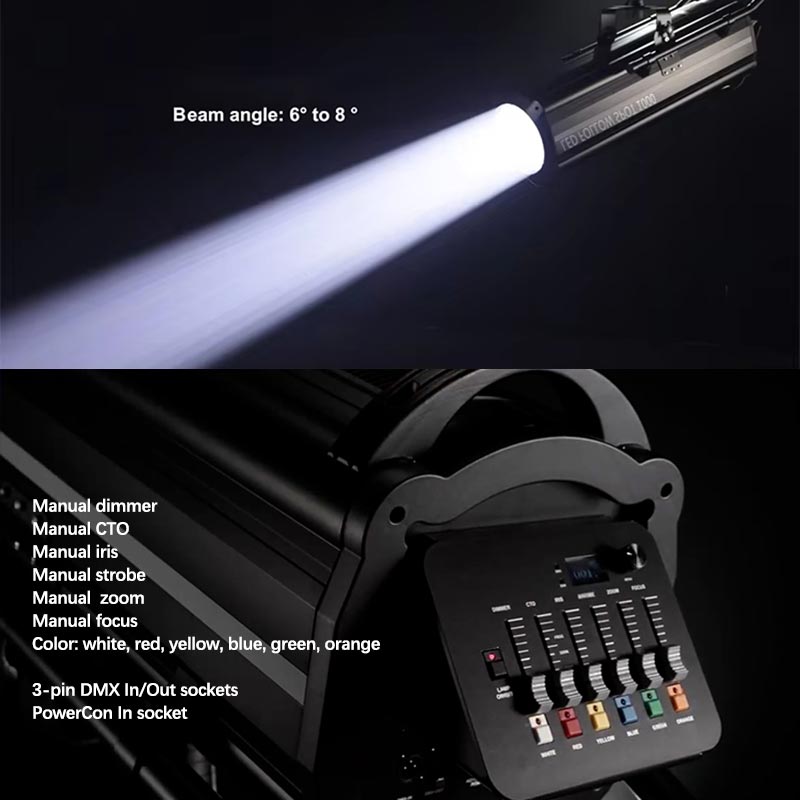 LED follow spot feature