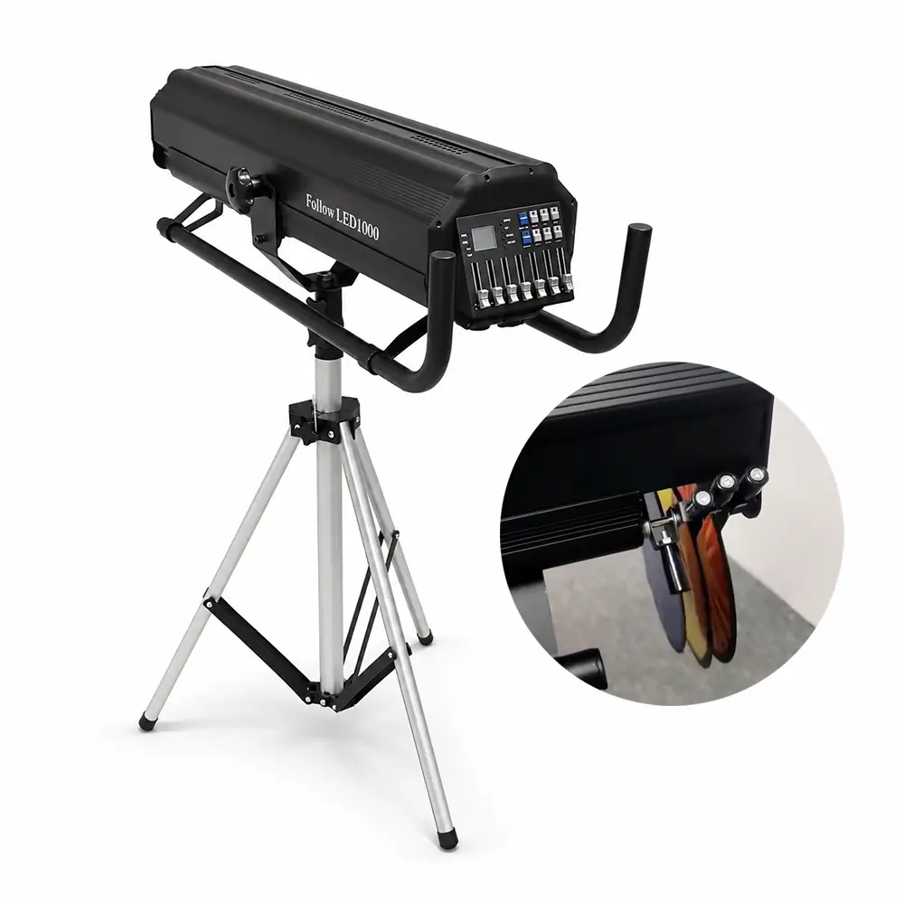 LED Follow Spot with Manual Color Changer